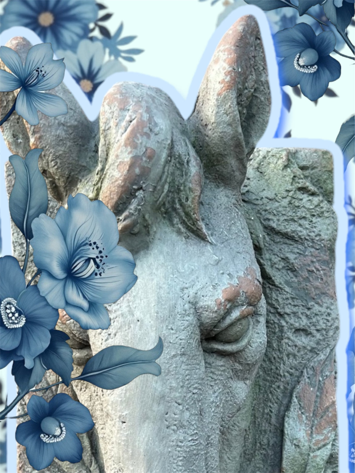 Wall-Mounted Stone-Look Horse Head - Elegant Horse Sculpture for Home Décor | Sign of the times Stoke