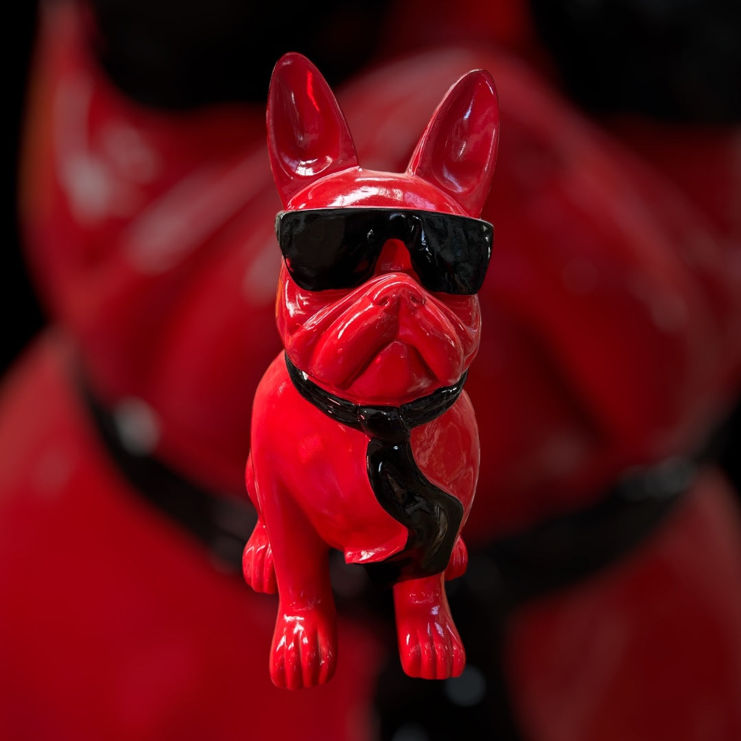 Frenchi Sculpture – Stunning Red Fiberglass Sculpture, Indoor/Outdoor Use | Sign of the times Stoke
