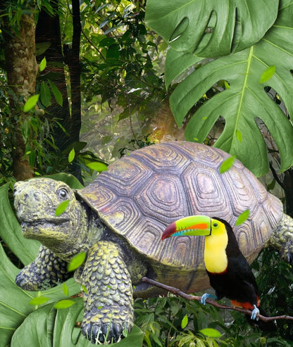 Large Resin Tortoise Sculpture – Realistic Outdoor/Indoor Decor | Sign of the times Stoke