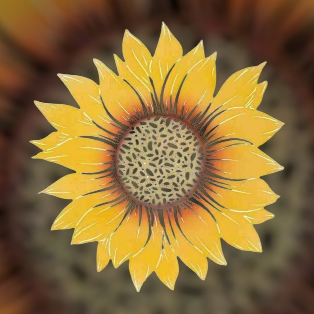 Sunflower Wall Art - Vibrant Metal Decor for Indoor/Outdoor | Sign of the times Stoke