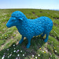 Blue Resin Lamb – Indoor & Outdoor Decorative Ornament | Sign of the times Stoke