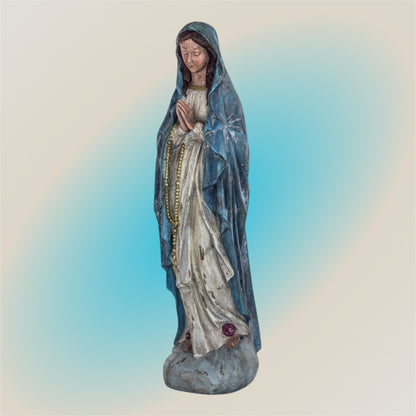 Praying Maria Figure | Elegant Religious Décor | Serene and Spiritual Accent | Sign of the times Stoke