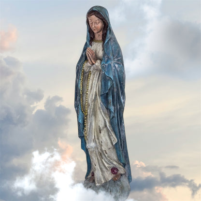 Praying Maria Figure | Elegant Religious Décor | Serene and Spiritual Accent | Sign of the times Stoke