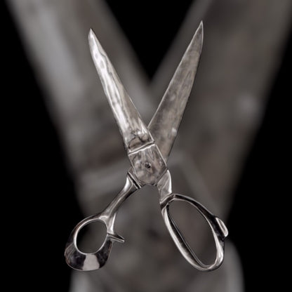 Large Polished Aluminium Scissors Wall Decor - Perfect for Barbers and Hair Salons | Sign of the times Stoke