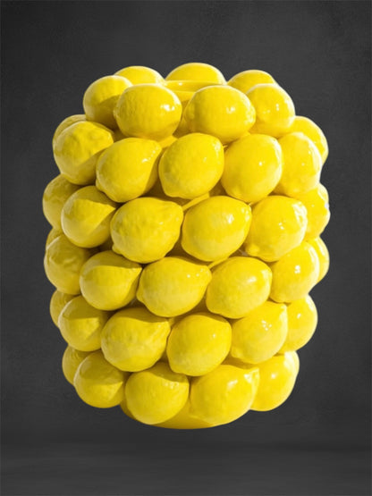 Stunning Ceramic Lemon Vase – Bright and Stylish Decor | Sign of the times Stoke