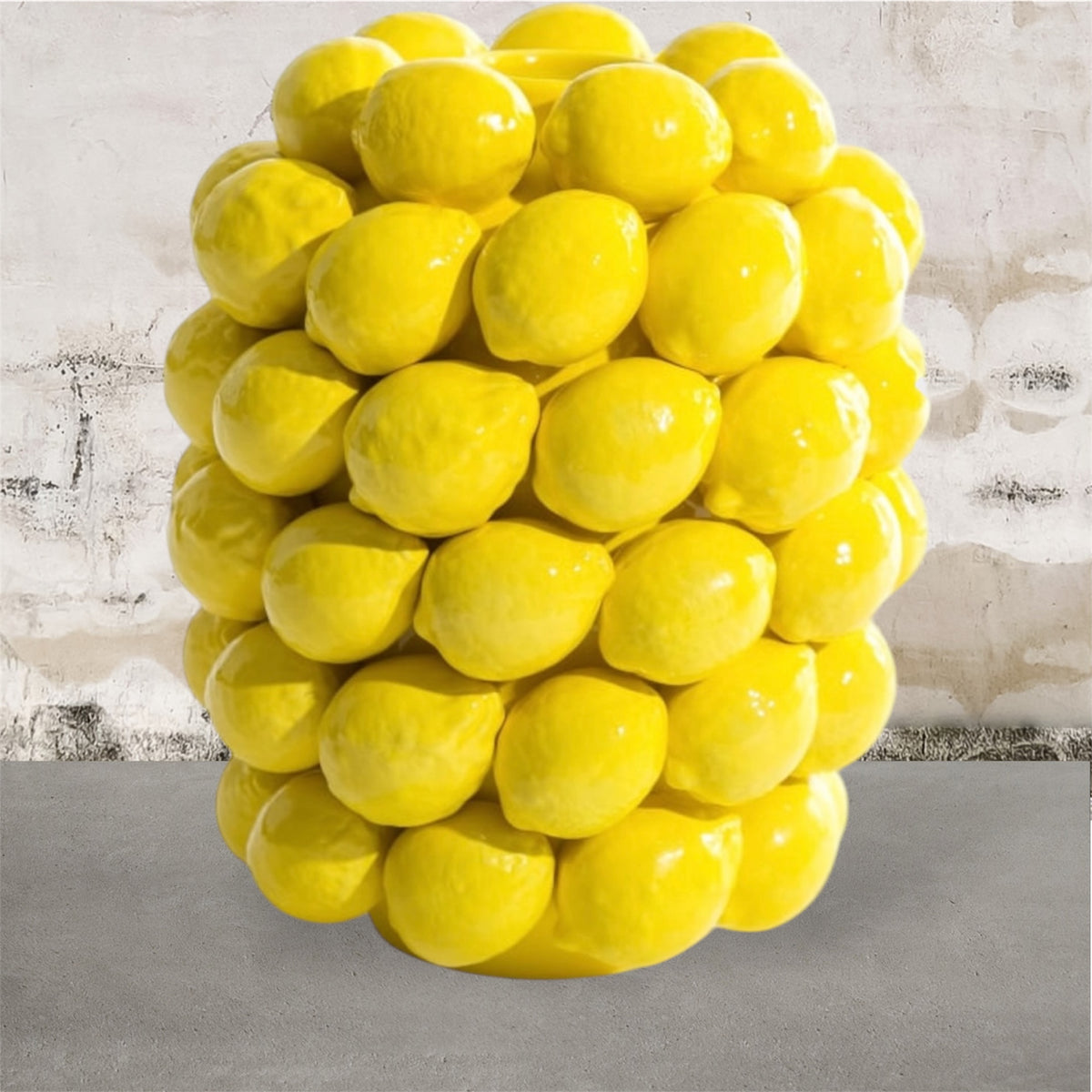 Stunning Ceramic Lemon Vase – Bright and Stylish Decor | Sign of the times Stoke