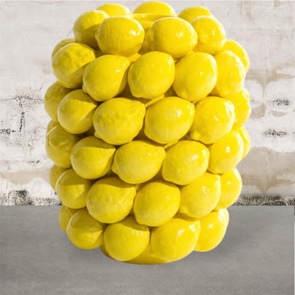 Stunning Ceramic Lemon Vase – Bright and Stylish Decor | Sign of the times Stoke