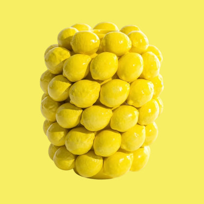 Stunning Ceramic Lemon Vase – Bright and Stylish Decor | Sign of the times Stoke