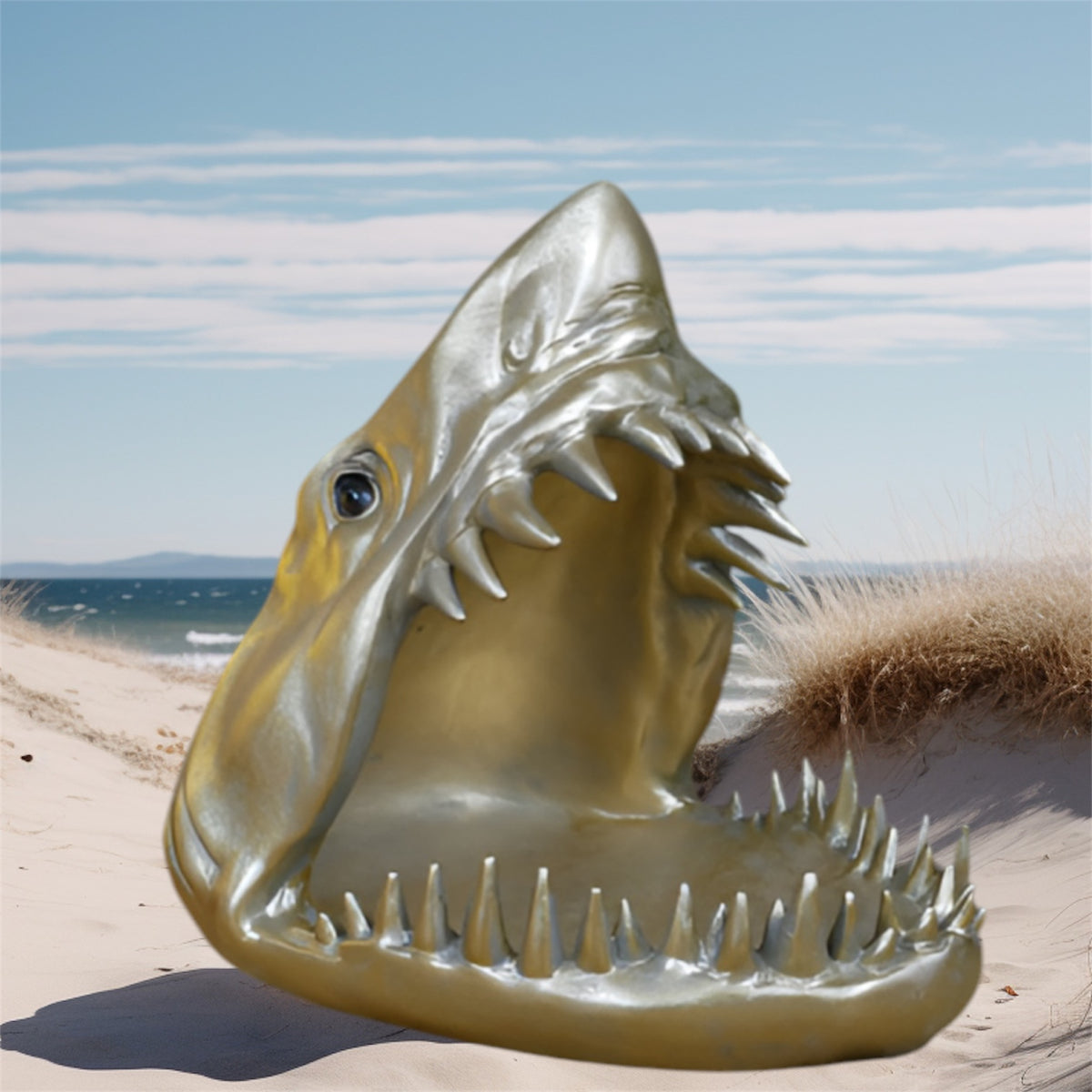 Gold Shark Head Dish – Bold Decorative Dish for Unique Style | Sign of the times Stoke