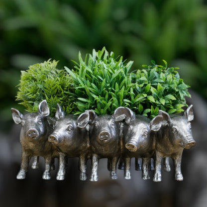 Pig Planter | Whimsical Animal Plant Pot for Indoors or Garden | Sign of the times Stoke