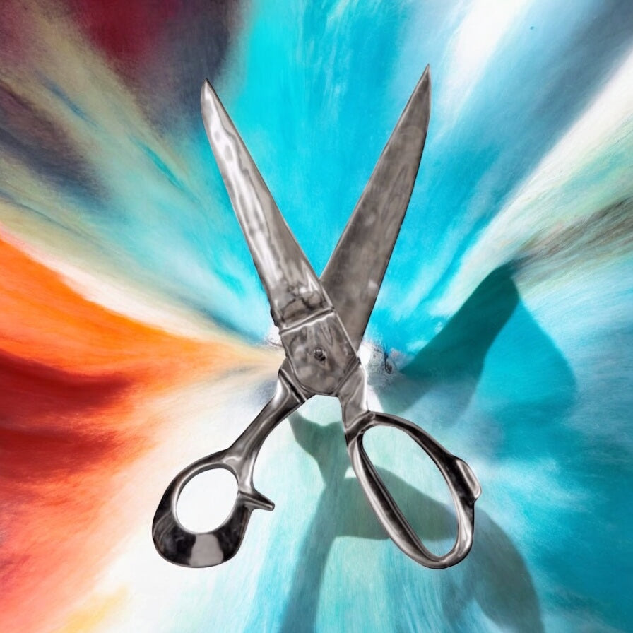 Large Polished Aluminium Scissors Wall Decor - Perfect for Barbers and Hair Salons | Sign of the times Stoke