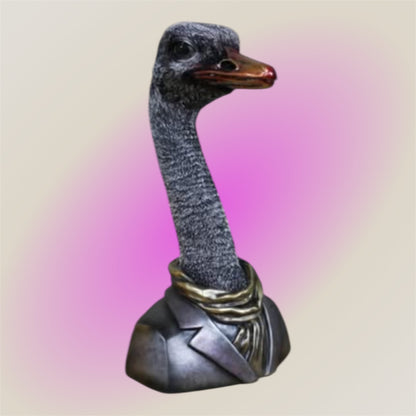Ostrich Bust – Detailed Resin Sculpture of “Emu” | Sign of the times Stoke