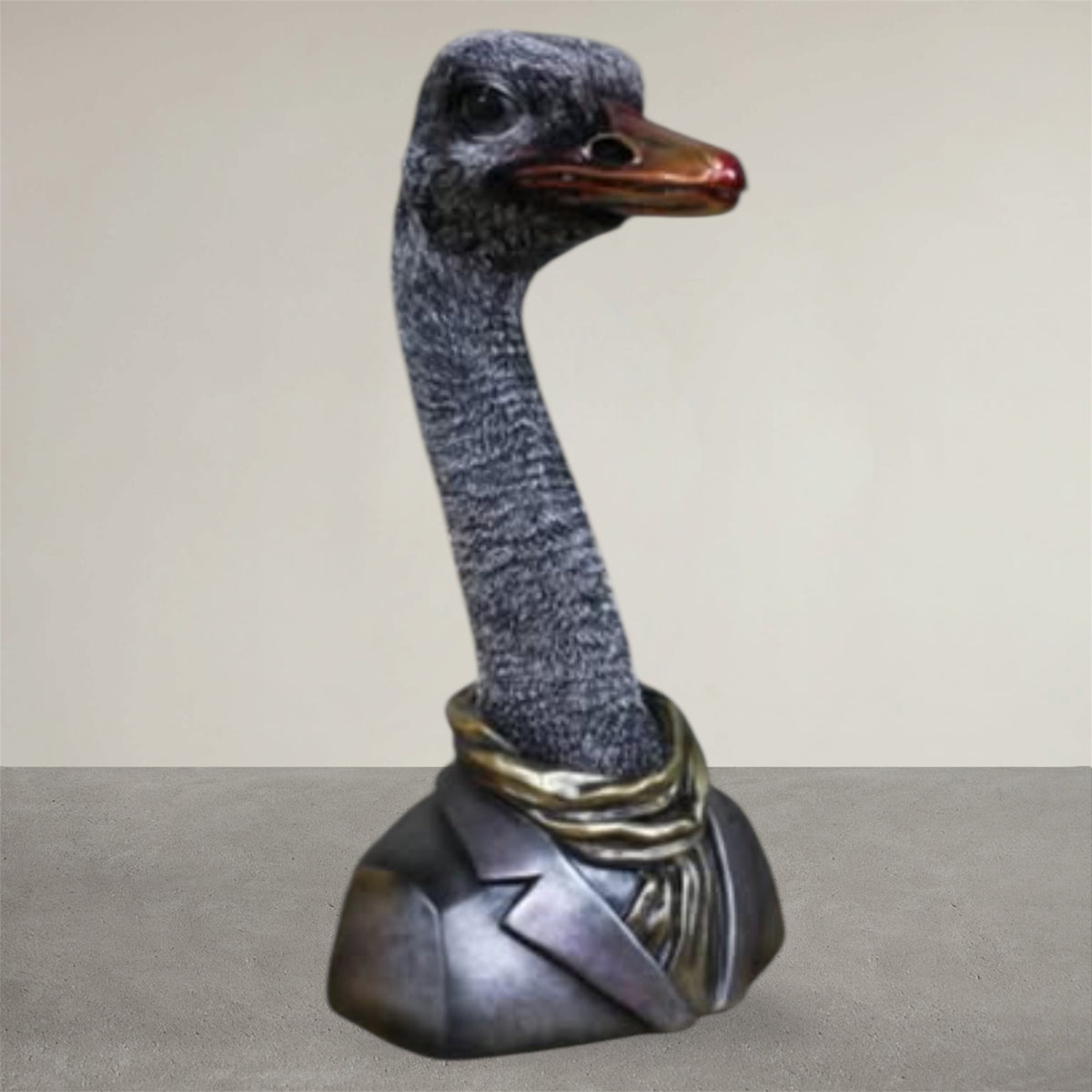 Ostrich Bust – Detailed Resin Sculpture of “Emu” | Sign of the times Stoke