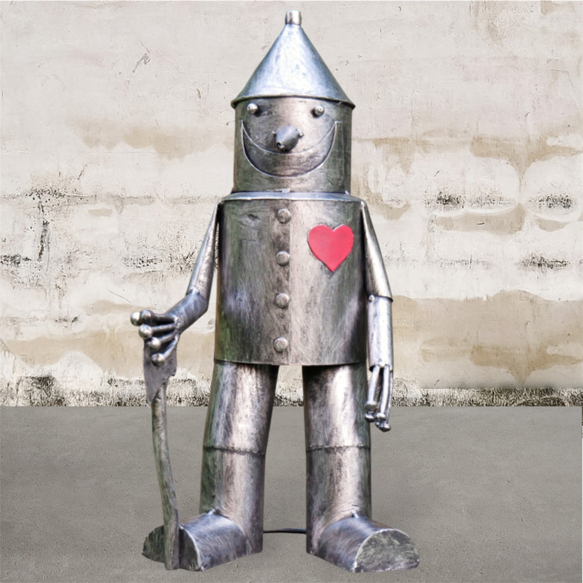 Small Tin Man Ornament - Charming Steel Metal Decoration | Sign of the times Stoke