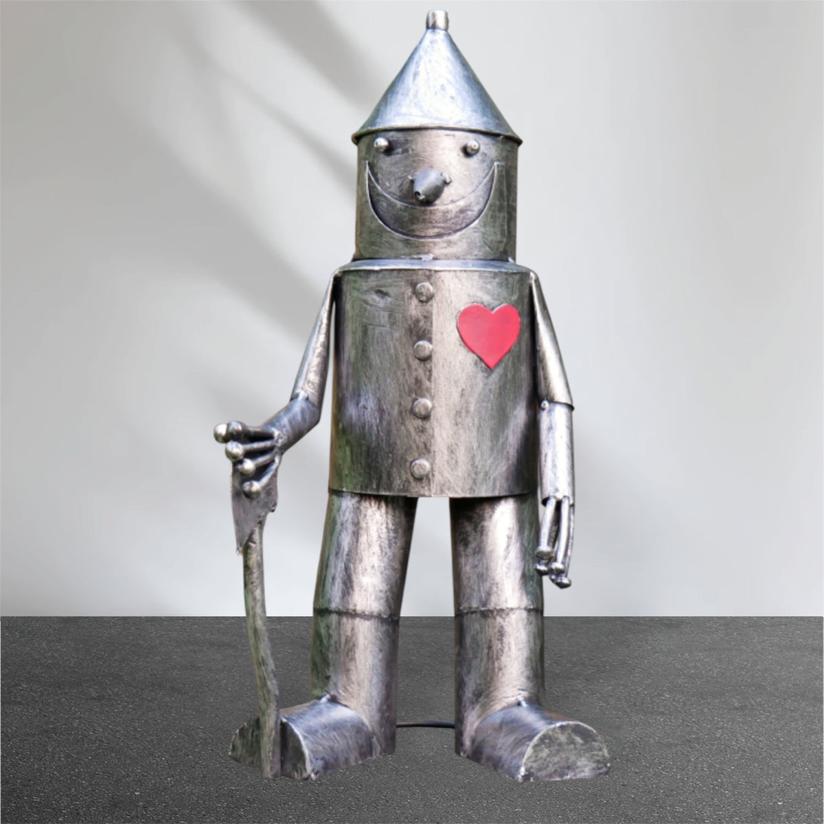 Small Tin Man Ornament - Charming Steel Metal Decoration | Sign of the times Stoke