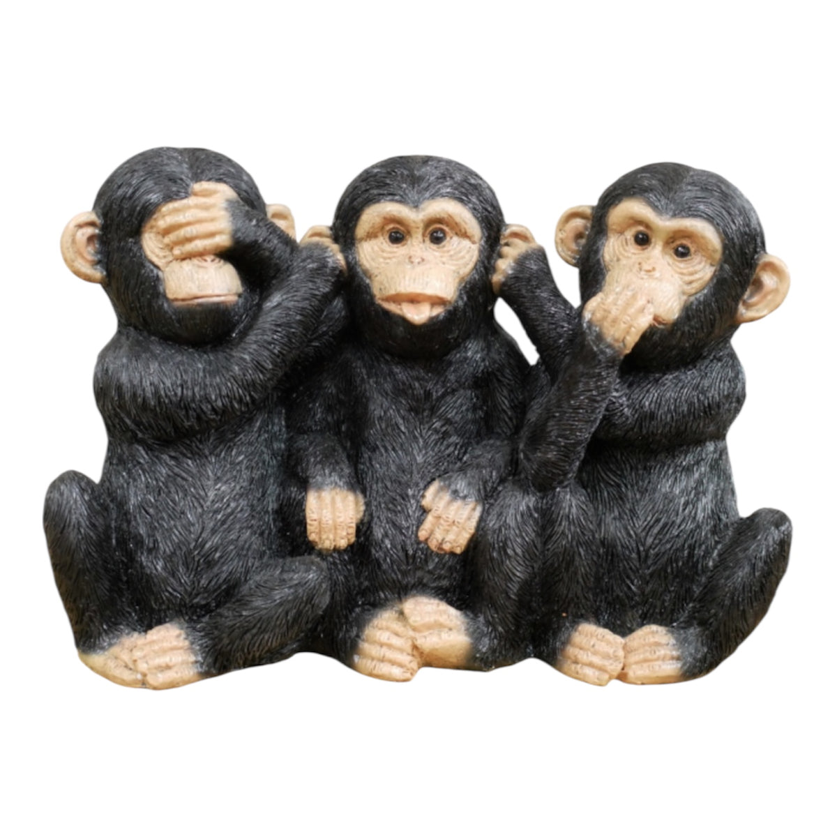 Three Monkeys – Hear No, See No, Speak No Evil Ornament | Sign of the times Stoke