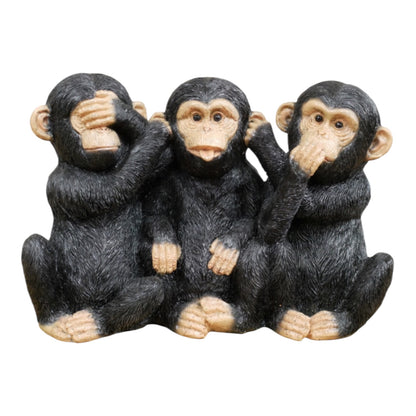 Three Monkeys – Hear No, See No, Speak No Evil Ornament | Sign of the times Stoke