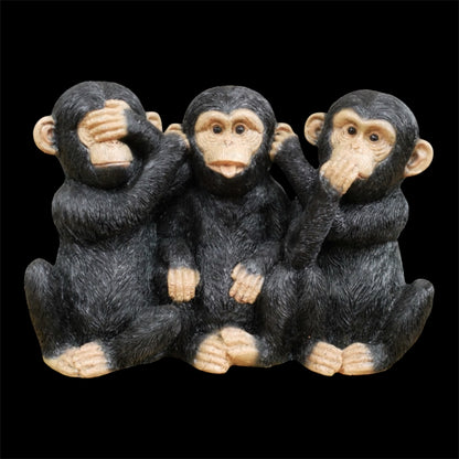 Three Monkeys – Hear No, See No, Speak No Evil Ornament | Sign of the times Stoke