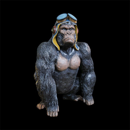 Moody Gorilla – Bold and Expressive Animal Sculpture | Sign of the times Stoke