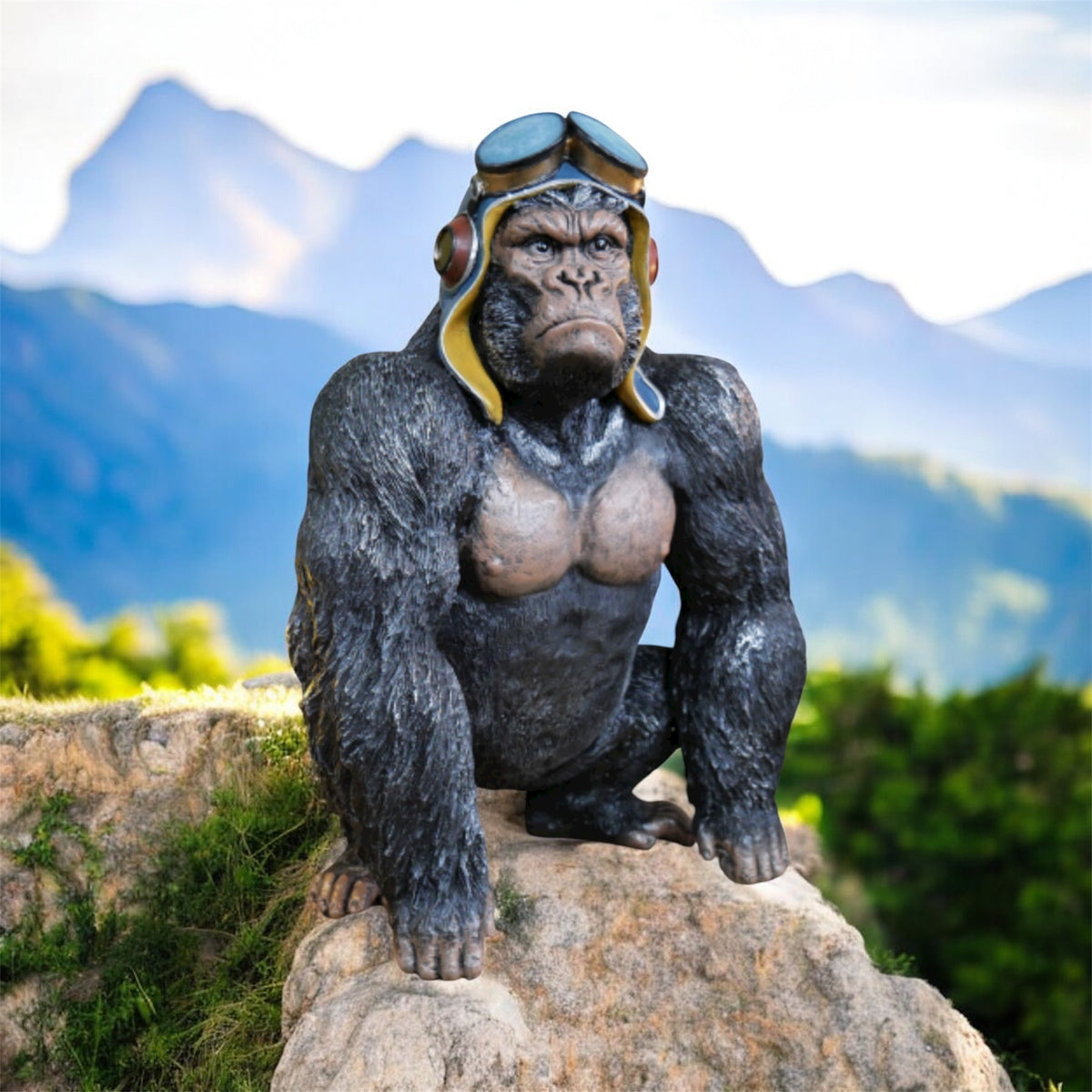 Moody Gorilla – Bold and Expressive Animal Sculpture | Sign of the times Stoke
