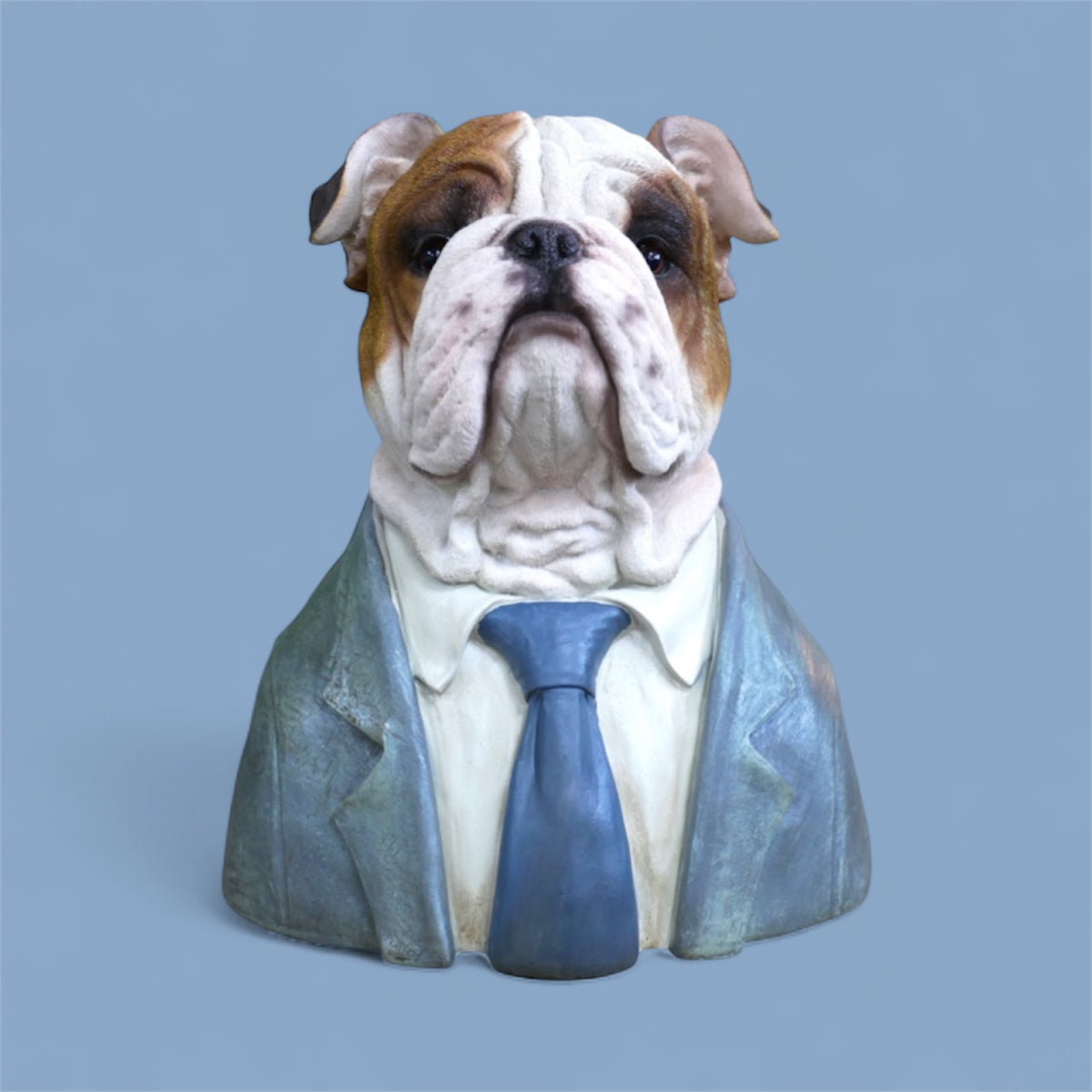Large Bulldog Bust – Bold & Distinguished Dog Sculpture | Sign of the times Stoke
