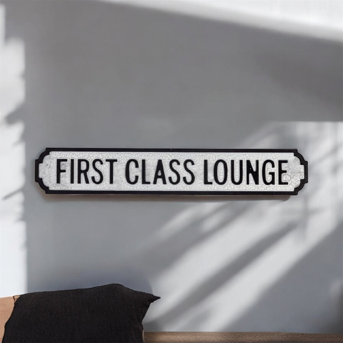 First Class Lounge Sign – Stylish MDF Wall Decor | Sign of the times Stoke