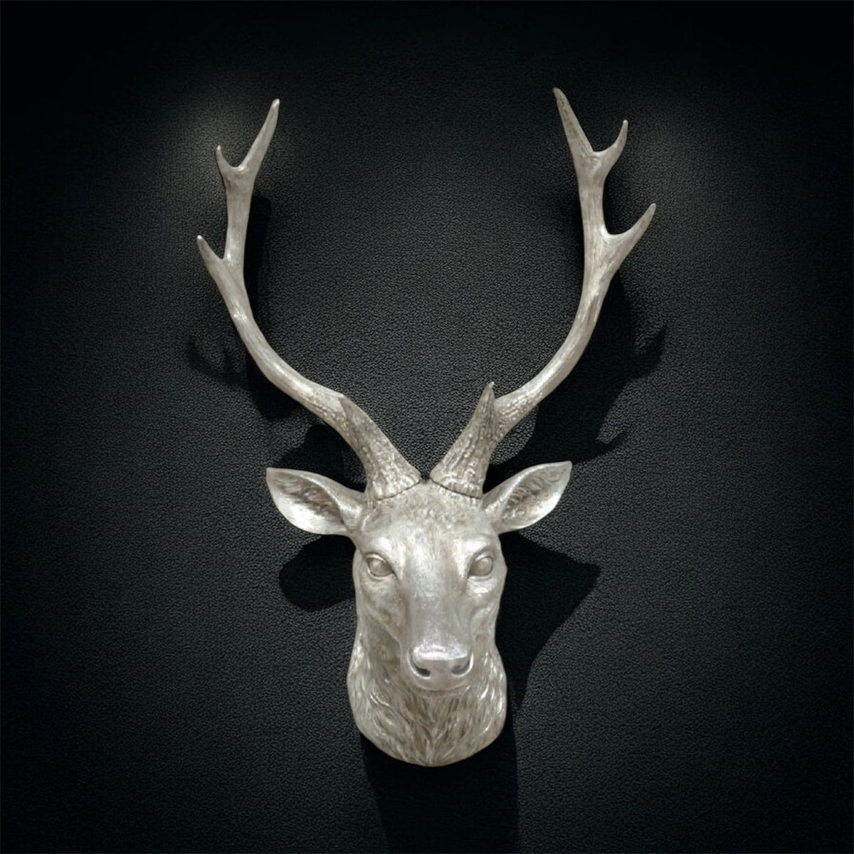 Silver Stag Head – Elegant Animal Wall Mount Decor | Sign of the times Stoke