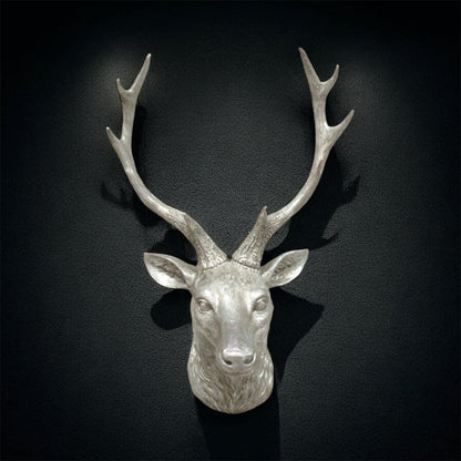 Silver Stag Head – Elegant Animal Wall Mount Decor | Sign of the times Stoke