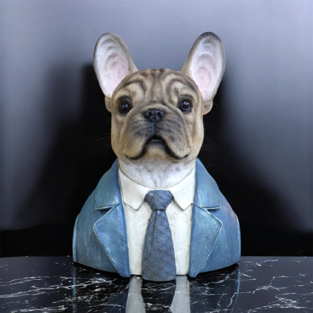 Large Frenchie Dog Bust – Stylish French Bulldog Sculpture | Sign of the times Stoke