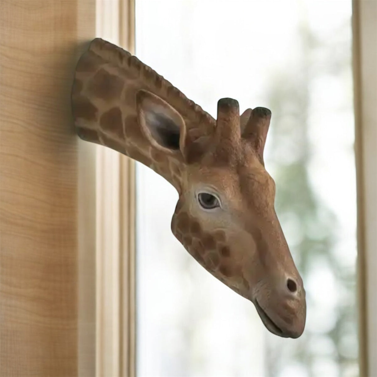 Large Giraffe Wall Head – Eye-Catching Safari Animal Wall Decor | Sign of the times Stoke