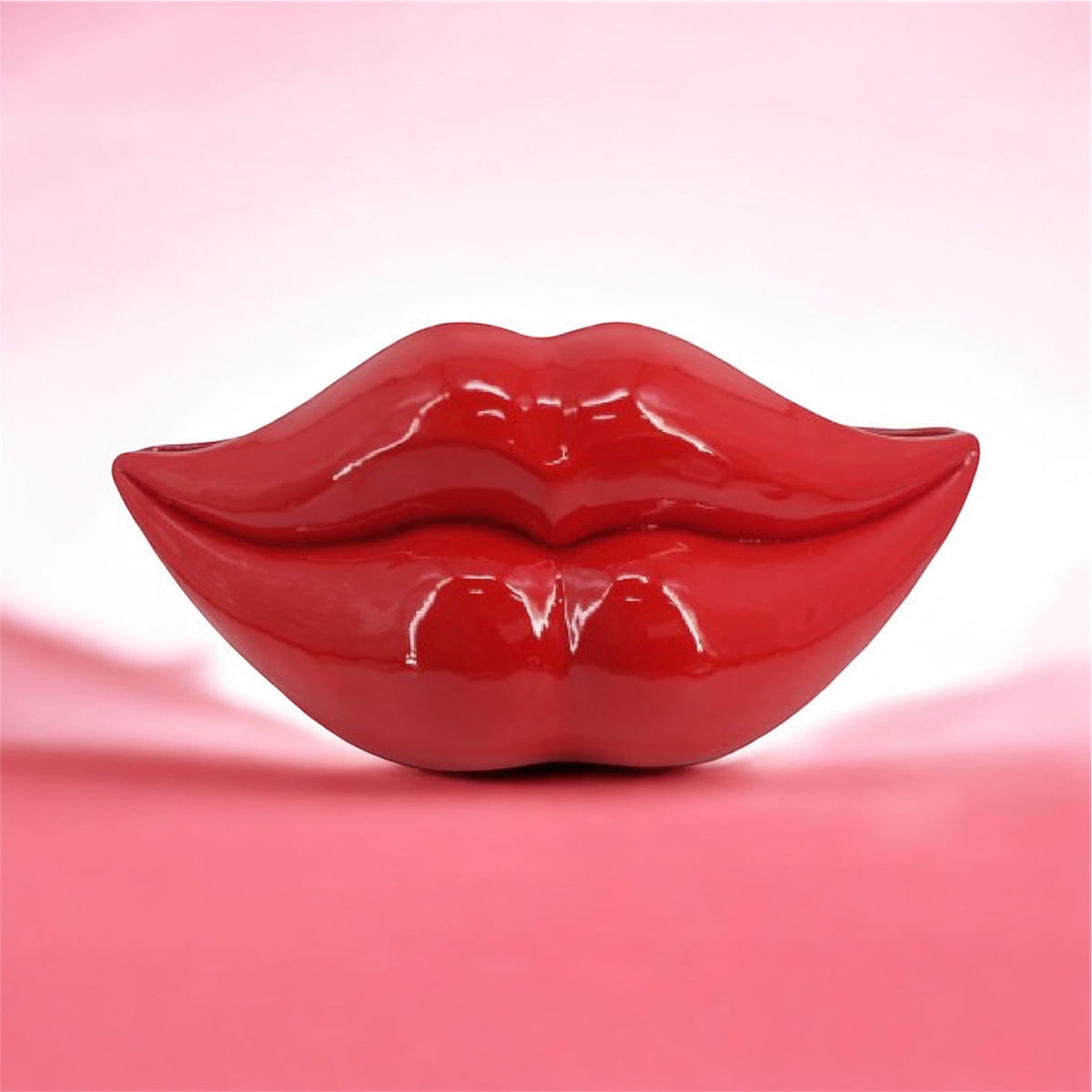 Extra Large Red Lips Planter - Stunning Resin Planter | Sign of the times Stoke