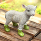 Lamb with Green Wellies – Adorable Resin Farm Animal Ornament | Sign of the times Stoke
