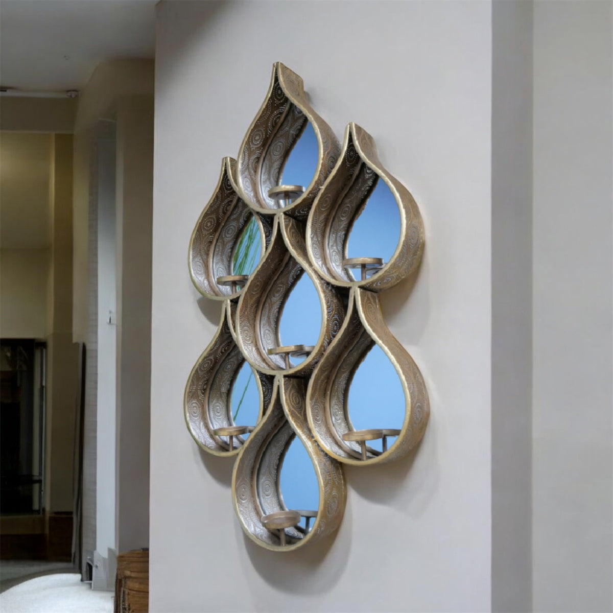 Raindrop Mirror – Elegant Contemporary Wall Mirror | Sign of the times Stoke