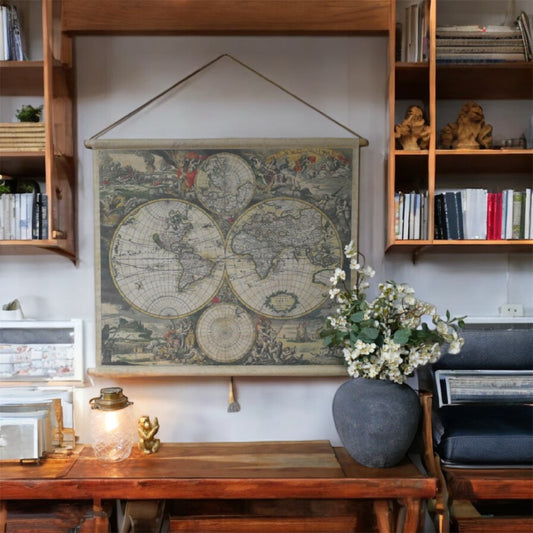 World Map Canvas Wall Art – Stylish Travel-Inspired Wall Décor | Sign of the times Stoke