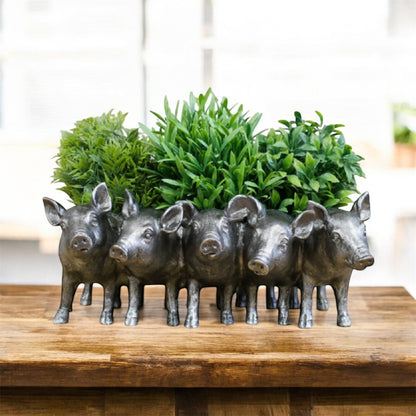 Pig Planter | Whimsical Animal Plant Pot for Indoors or Garden | Sign of the times Stoke