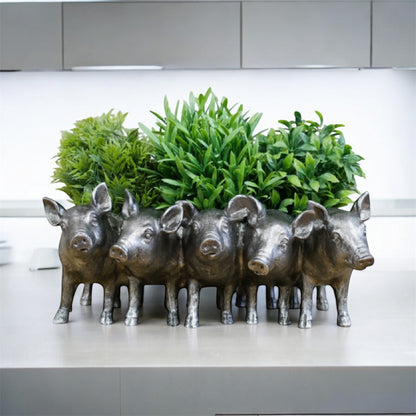 Pig Planter | Whimsical Animal Plant Pot for Indoors or Garden | Sign of the times Stoke