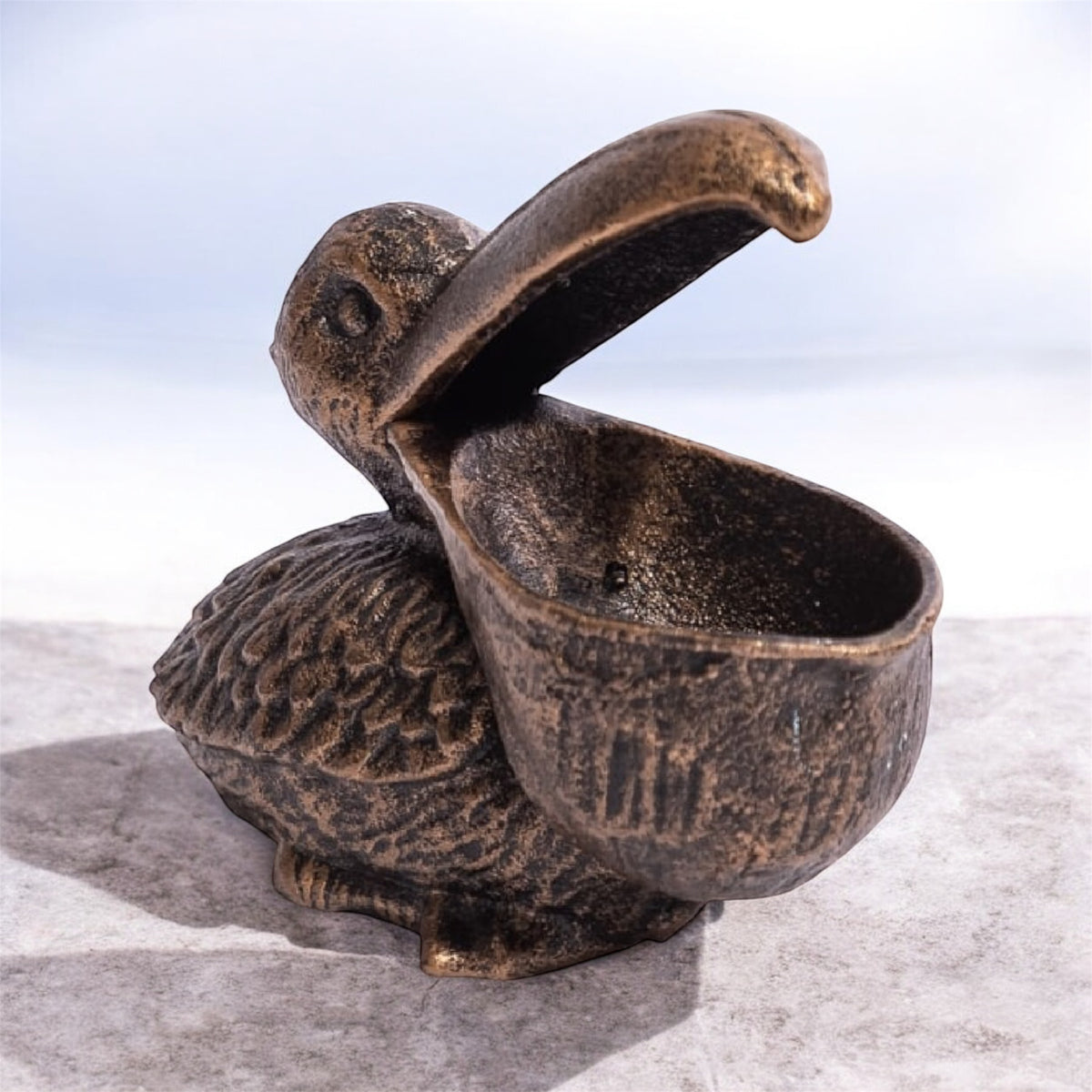 Cast Iron Pelican Trinket & Coin Bowl – Decorative Storage Dish | Sign of the times Stoke