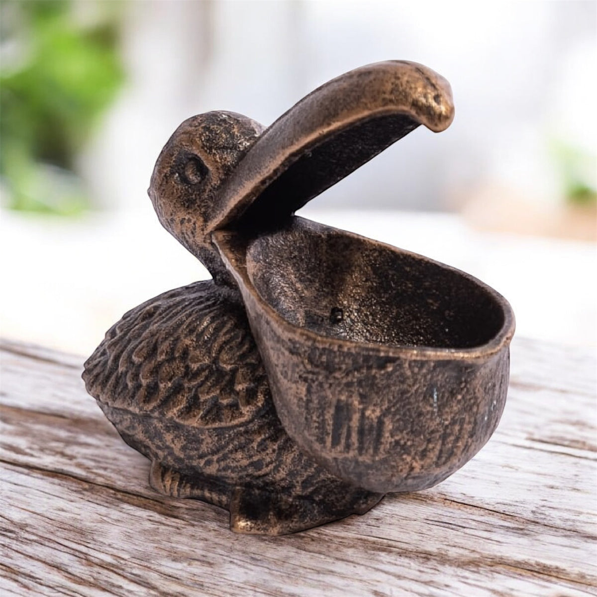 Cast Iron Pelican Trinket & Coin Bowl – Decorative Storage Dish | Sign of the times Stoke
