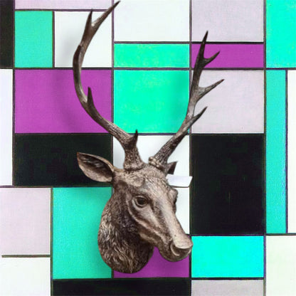 Stags Head Wall Mount - Natural Brown Resin Deer Head | Sign of the times Stoke