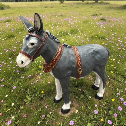 Large Donkey Sculpture – Resin Statement Animal Figure | Sign of the times Stoke