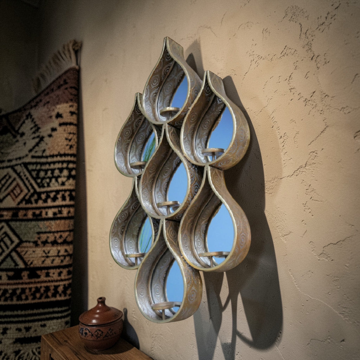 Raindrop Mirror – Elegant Contemporary Wall Mirror | Sign of the times Stoke