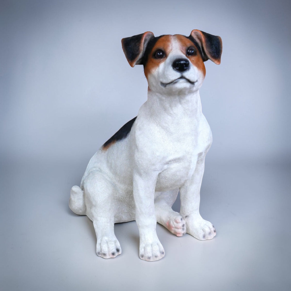 Sitting Jack Russell Terrier Ornament - Lifelike Resin Sculpture | Sign of the times Stoke