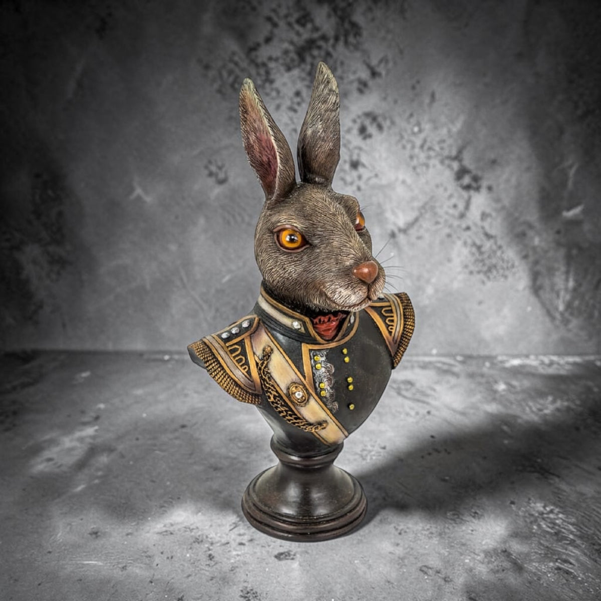 Gentry Rabbit Bust - Exquisite Napoleonic Uniform Decor | Sign of the times Stoke