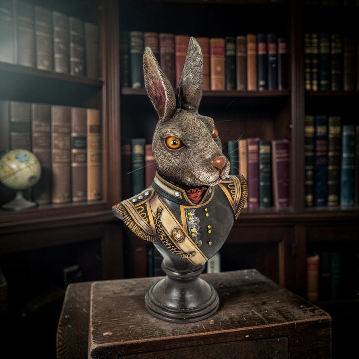 Gentry Rabbit Bust - Exquisite Napoleonic Uniform Decor | Sign of the times Stoke