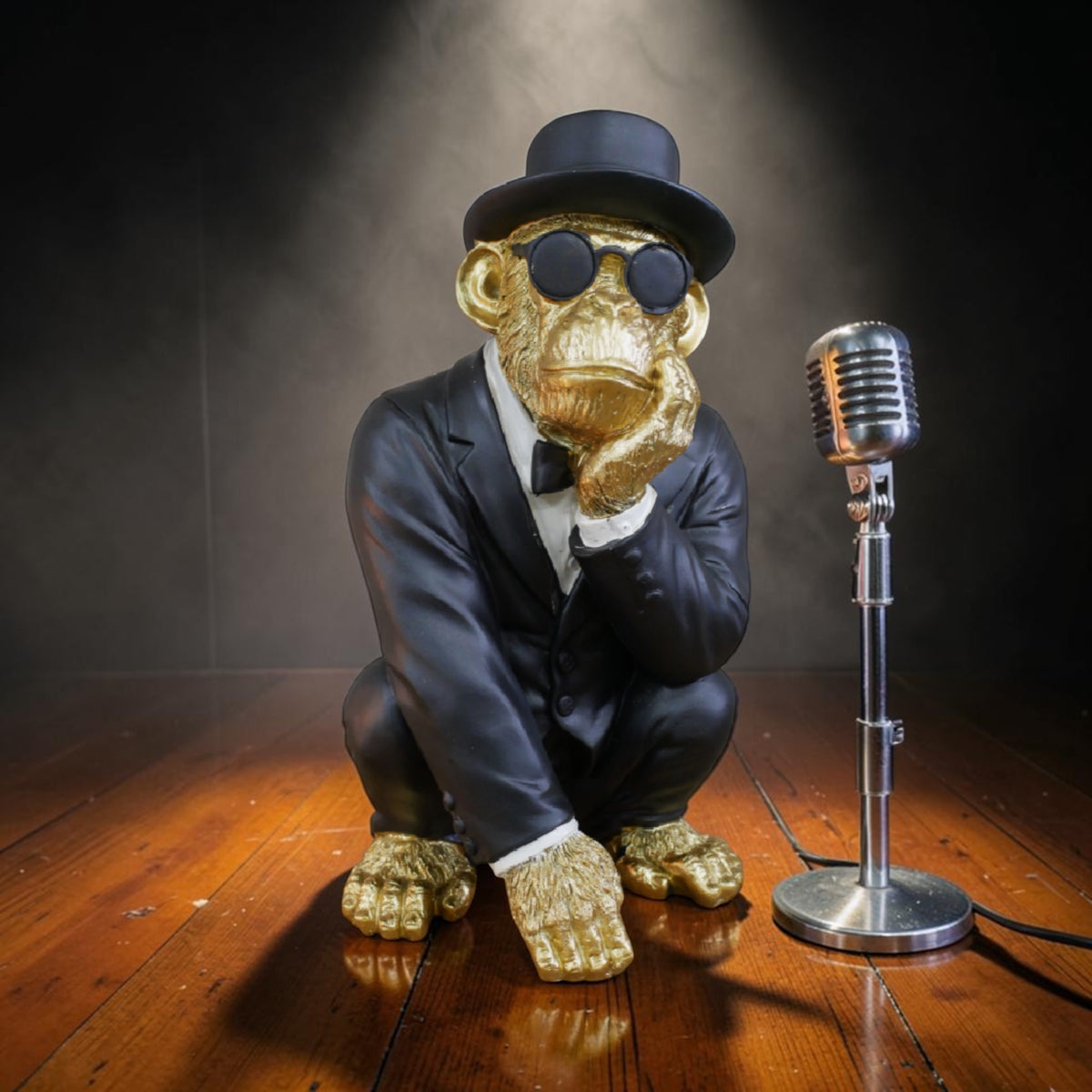 Monkey in a Suit – Quirky Decorative Sculpture | Sign of the times Stoke