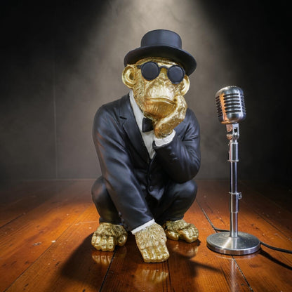 Monkey in a Suit – Quirky Decorative Sculpture | Sign of the times Stoke