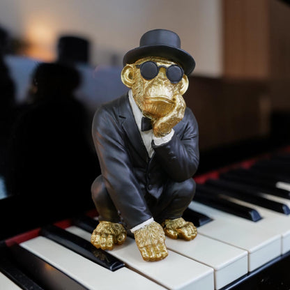 Monkey in a Suit – Quirky Decorative Sculpture | Sign of the times Stoke