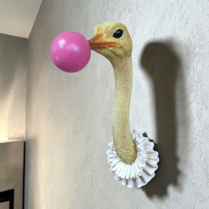 Ostrich Wall Decoration – Unique Animal Wall Sculpture | Sign of the times Stoke