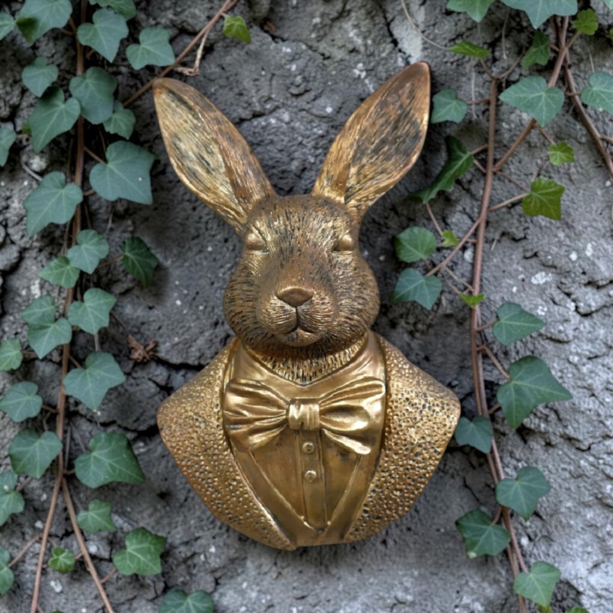 Rabbit Wall Decoration – Compact Animal Wall Sculpture | Sign of the times Stoke