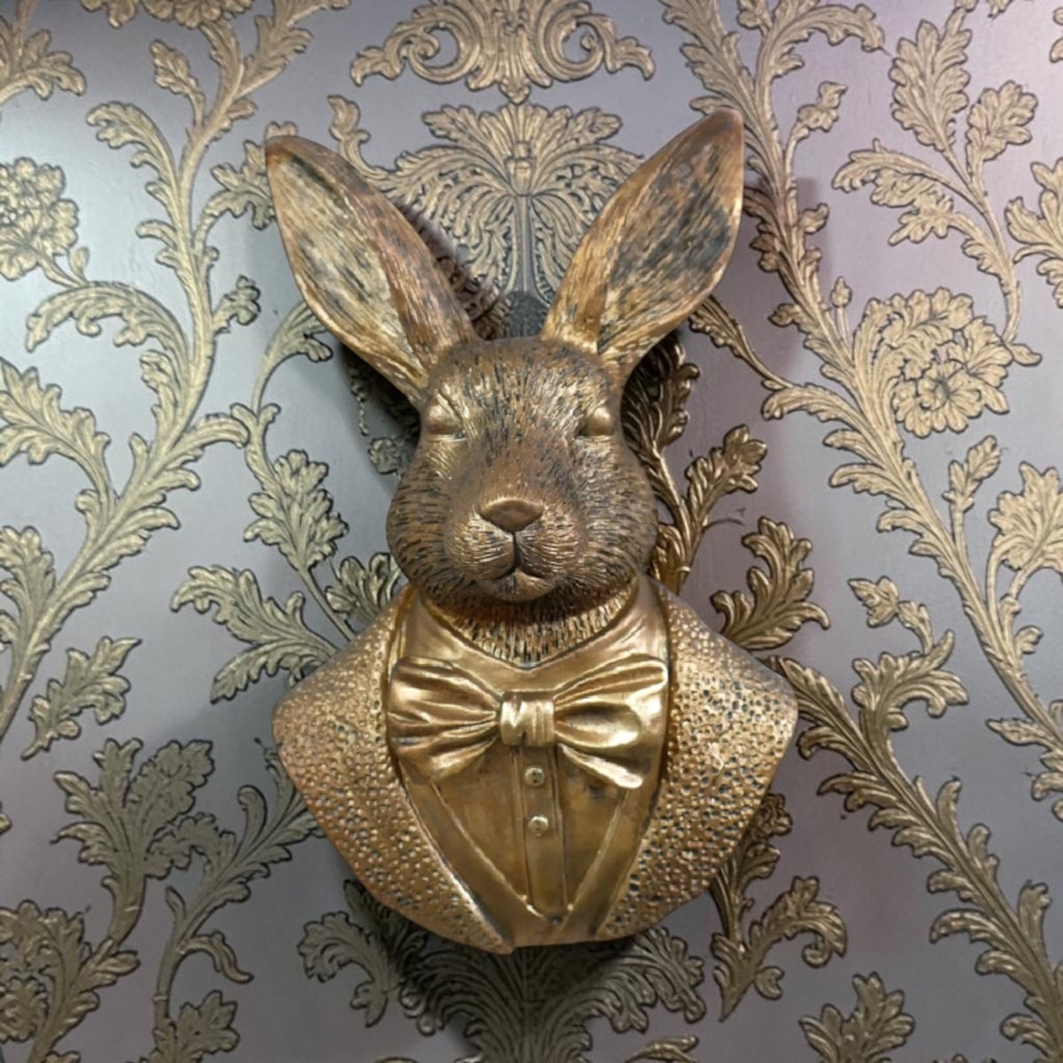 Rabbit Wall Decoration – Compact Animal Wall Sculpture | Sign of the times Stoke